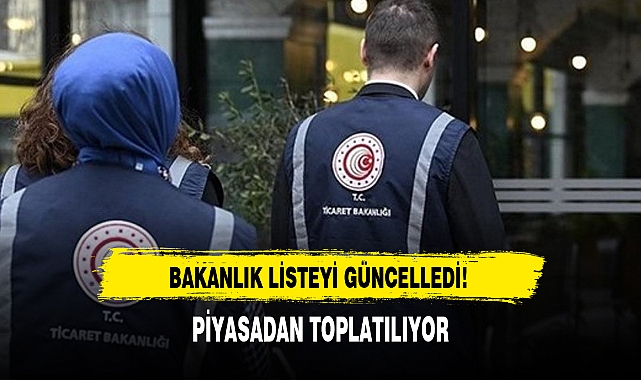 BAKANLIK LİSTEYİ GÜNCELLEDİ!