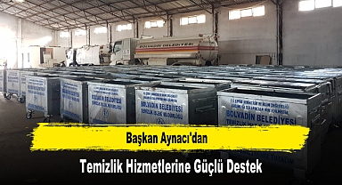 Başkan Aynacı'dan Temizlik Hizmetlerine Güçlü Destek