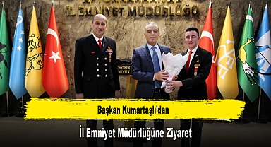Başkan Kumartaşlı’dan, İl Emniyet Müdürlüğüne Ziyaret