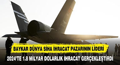 BAYKAR DÜNYA SİHA İHRACAT PAZARININ LİDERİ