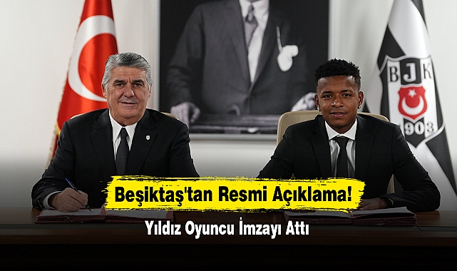 Beşiktaş Yıldız Oyuncu " Keny Alexander Arroyo Alvarado ile Sözleşme İmzaladı
