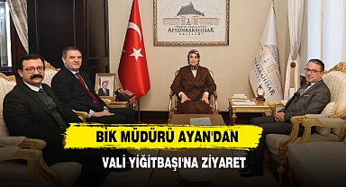 BİK Müdürü Ayan'dan Vali Yiğitbaşı'na Ziyaret