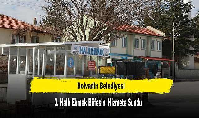 Bolvadin Belediyesi, 3. Halk Ekmek Büfesini Hizmete Sundu