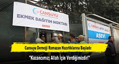 Cansuyu Derneği Ramazan Hazırlıklarına Başladı: