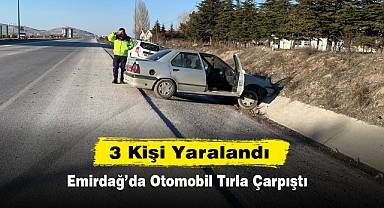 Emirdağ’da Otomobil Tırla Çarpıştı: 3 Kişi Yaralandı