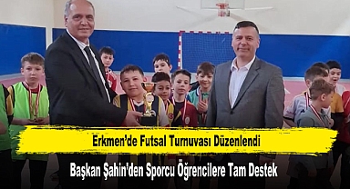 Erkmen’de Futsal Turnuvası Düzenlendi