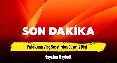 Fabrikanın Vinç Sepetinden Düşen 2 Kişi Hayatını Kaybetti