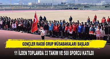 Gençler Ragbi Grup Müsabakalarına 11 İlden Toplamda 33 Takım ve 500 Sporcu Katıldı