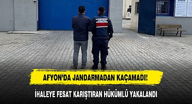 İHALEYE FESAT KARIŞTIRAN HÜKÜMLÜ YAKALANDI