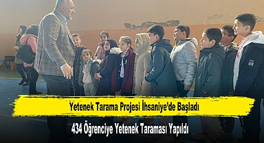 İhsaniye’de 434 Öğrenciye Yetenek Taraması Başladı