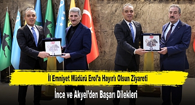 İl Emniyet Müdürü Erol’a Hayırlı Olsun Ziyareti