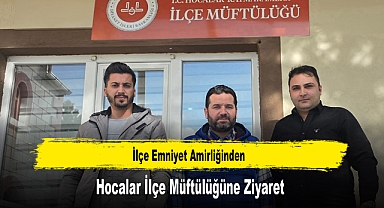 İlçe Emniyet Amirliğinden, Hocalar İlçe Müftülüğüne Ziyaret
