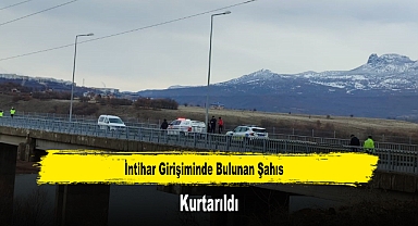 İntihar Girişiminde Bulunan Şahıs Kurtarıldı