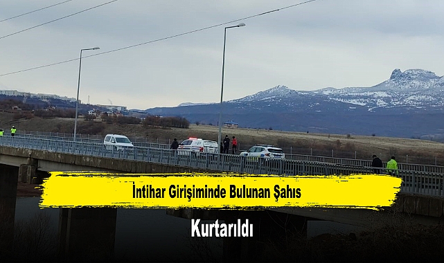 İntihar Girişiminde Bulunan Şahıs Kurtarıldı