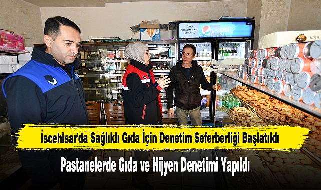 İscehisar'da  Pastanelerde Gıda ve Hijyen Denetimi Yapıldı