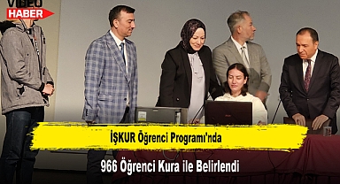 İŞKUR Öğrenci Programı'nda 966 Öğrenci Kura ile Belirlendi