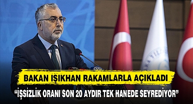“İŞSİZLİK ORANI SON 20 AYDIR TEK HANEDE SEYREDİYOR”