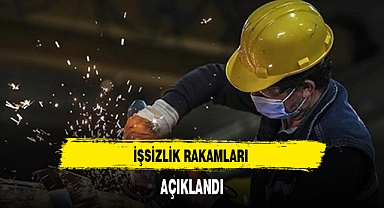 İŞSİZLİK RAKAMLARI AÇIKLANDI