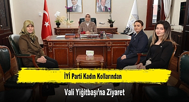 İYİ Parti Kadın Kollarından, Vali Yiğitbaşı’na Ziyaret