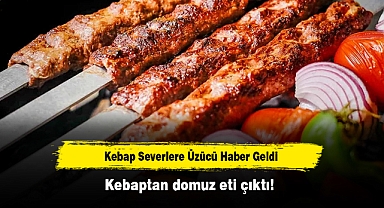 Kebap Severlere Üzücü Haber Geldi: Kebaptan domuz eti çıktı!