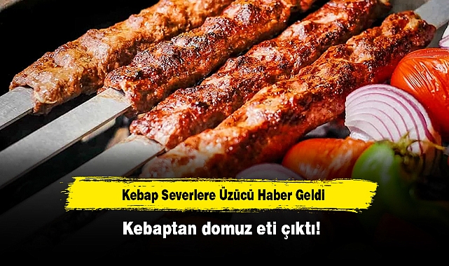 Kebap Severlere Üzücü Haber Geldi: Kebaptan domuz eti çıktı!