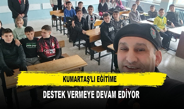 KUMARTAŞ’LI EĞİTİME  DESTEK VERMEYE DEVAM EDİYOR