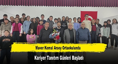 Maver Kemal Arsoy Ortaokulunda, Kariyer Tanıtım Günleri Başladı