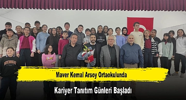 Maver Kemal Arsoy Ortaokulunda, Kariyer Tanıtım Günleri Başladı