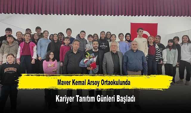 Maver Kemal Arsoy Ortaokulunda, Kariyer Tanıtım Günleri Başladı