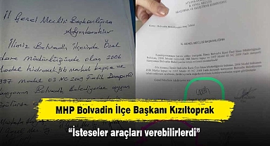 MHP Bolvadin İlçe Başkanı Kızıltoprak: “İsteseler araçları verebilirlerdi”