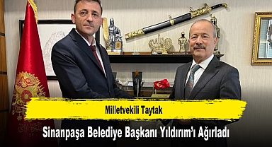 Milletvekili Taytak, Sinanpaşa Belediye Başkanı Yıldırım’ı Ağırladı