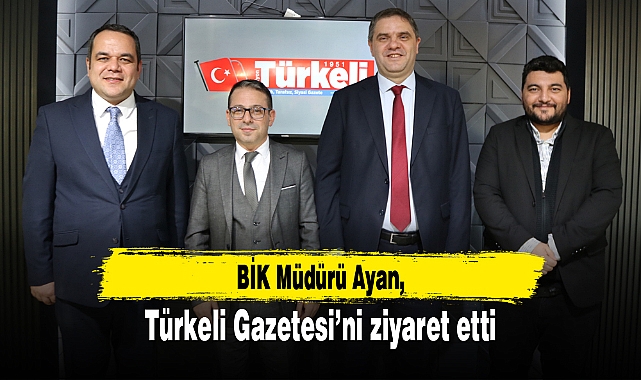 Müdür Ayan, Türkelı̇ Gazetesı̇'nı̇ Zı̇yaret Ettı̇
