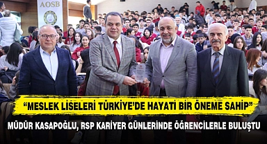 Müdür Kasapoğlu, Rsp Kariyer Günlerinde Öğrencilerle Buluştu
