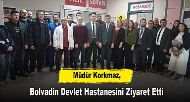 Müdür Korkmaz, Bolvadin Devlet Hastanesini Ziyaret Etti