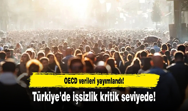 OECD verileri yayımlandı! Türkiye’de işsizlik kritik seviyede!