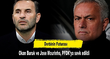 Okan Buruk ve Jose Mourinho, PFDK’ya sevk edildi