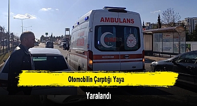 Otomobilin Çarptığı Yaya Yaralandı