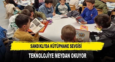 SANDIKLI’DA KÜTÜPHANE SEVGİSİ TEKNOLOJİYE MEYDAN OKUYOR