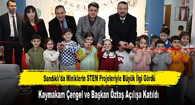 Sandıklı'da Miniklerin STEM Projeleri Büyük İlgi Gördü