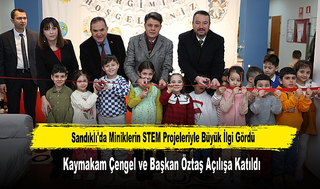 Sandıklı'da Miniklerin STEM Projeleri Büyük İlgi Gördü