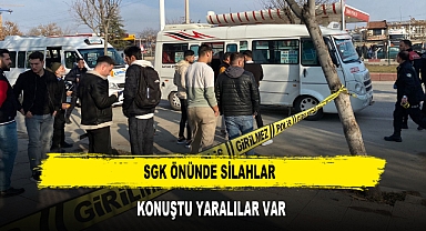 SGK Önünde Silahlar Konuştu Yaralılar Var