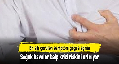 Soğuk havalar kalp krizi riskini artırıyor