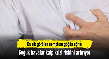Soğuk havalar kalp krizi riskini artırıyor