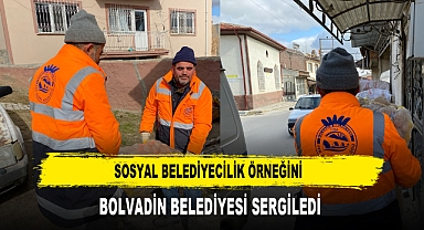 SOSYAL BELEDİYECİLİK ÖRNEĞİNİ BOLVADİN BELEDİYESİ SERGİLEDİ
