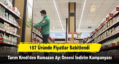 Tarım Kredi'den Ramazan Ayı Öncesi İndirim Kampanyası: 157 Üründe Fiyatlar Sabitlendi