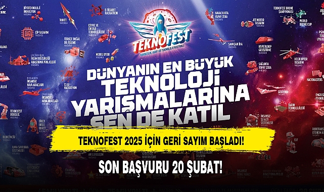 TEKNOFEST 2025 İÇİN GERİ SAYIM BAŞLADI!