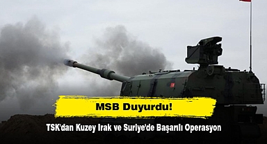 TSK'dan Kuzey Irak ve Suriye'de Başarılı Operasyon
