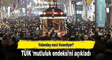 TÜİK 'mutluluk endeksi'ni açıkladı: Vatandaş nasıl hissediyor?