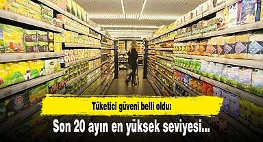 Tüketici güveni belli oldu: Son 20 ayın en yüksek seviyesi...
