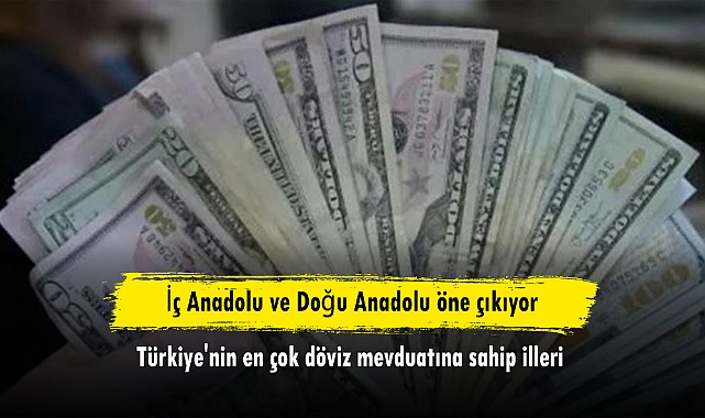 Türkiye'nin en çok döviz mevduatına sahip illeri